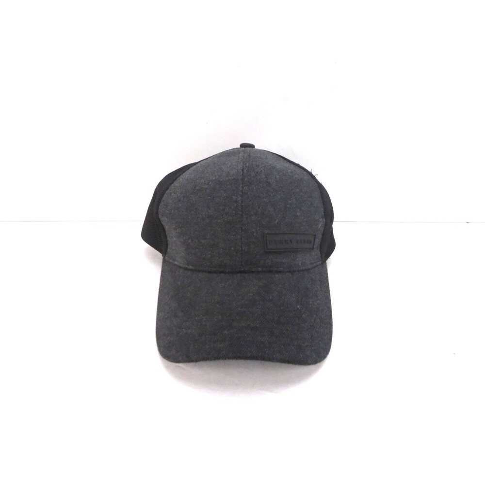 Perry Ellis Mens Hat Adjustable Snap Back Black Baseball Cap One Size